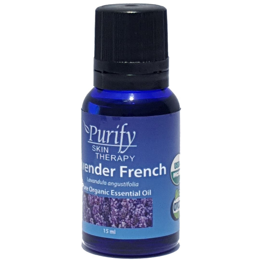 Lavender French, 100% Pure Premium Grade, Certified Organic Essential Oil, 15 ml