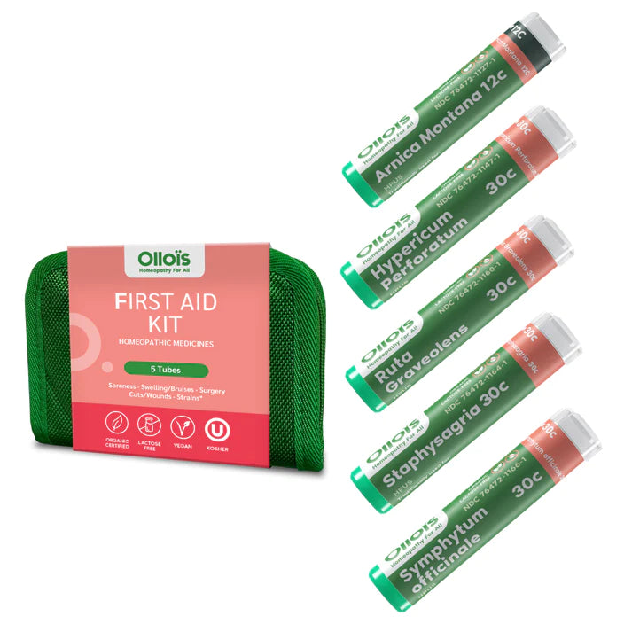 Ollois First Aid Kit - 5 Homeopathic Single Remedies