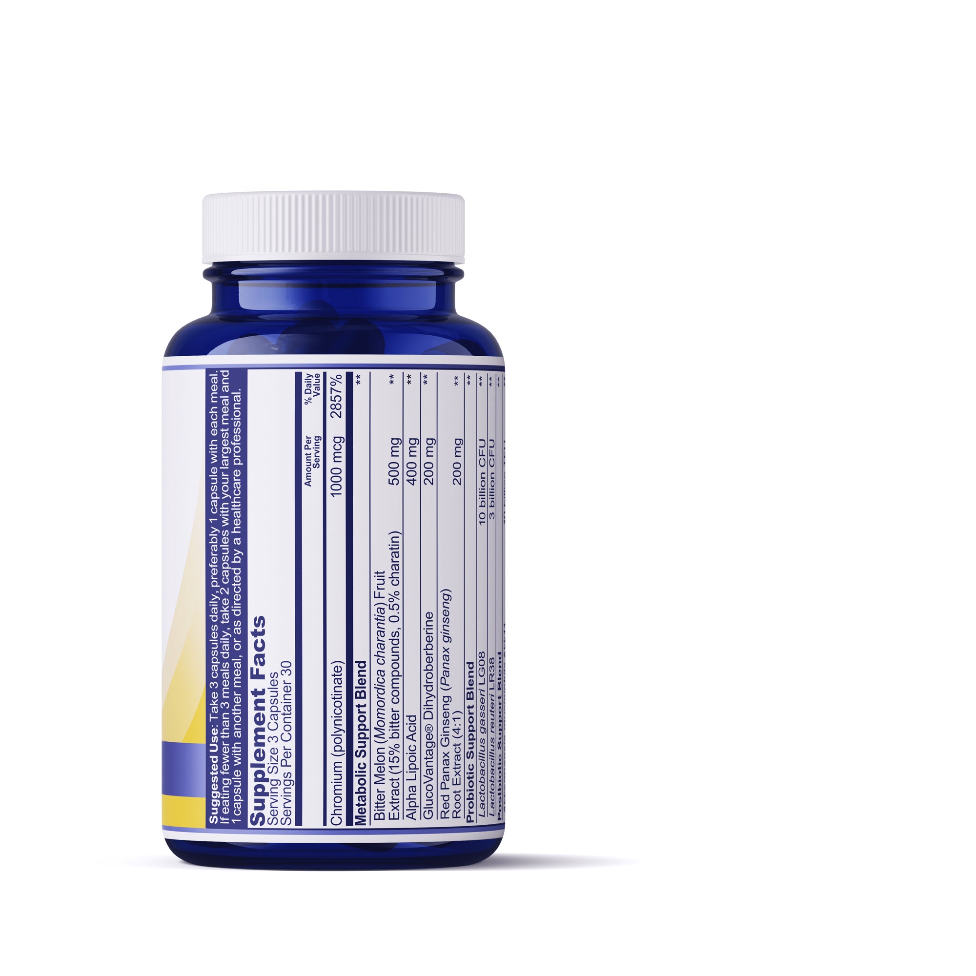 GLP-1 Metabolic Optimizer (90 Capsules, 30 Day Supply)