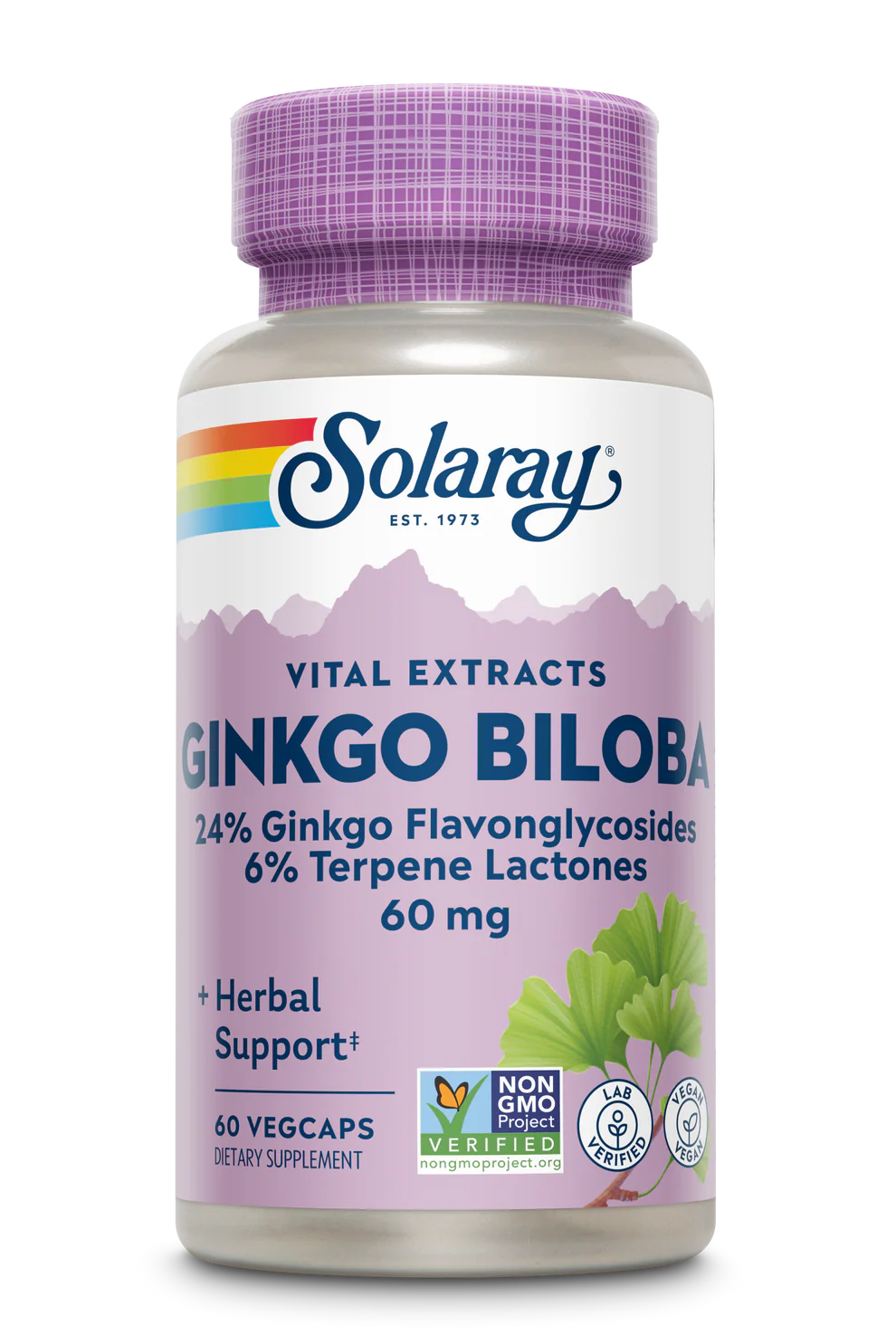 Solaray® Vital Extracts Ginkgo Biloba 60 mg