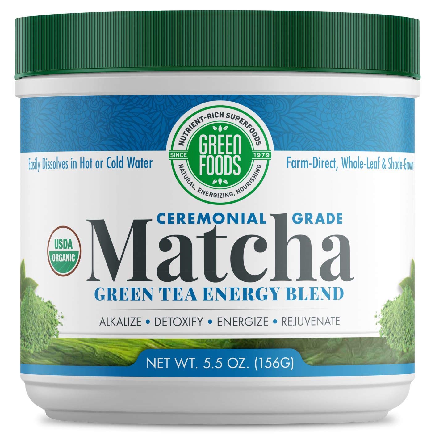 Matcha Powder Green Tea Energy Blend 5.5 oz