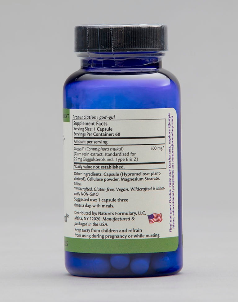Nature’s Formulary® Guggul – 60 Vegetarian Capsules