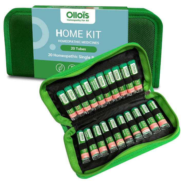 Ollois Home Kit - 20 Homeopathic Single Remedies