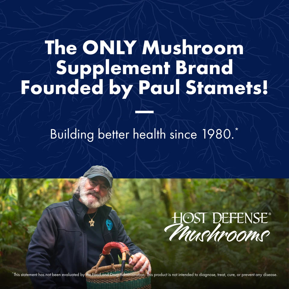 Host Defense Stamets 7 Immune Gummies Strawberry Flavor (90 Gummies/30 Servings)