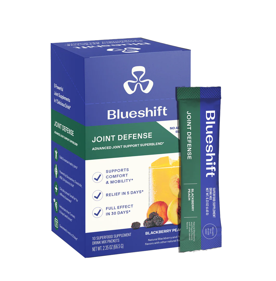 Blueshift Joint Defense Blackberry Peach 10 Drink Mix Packets
