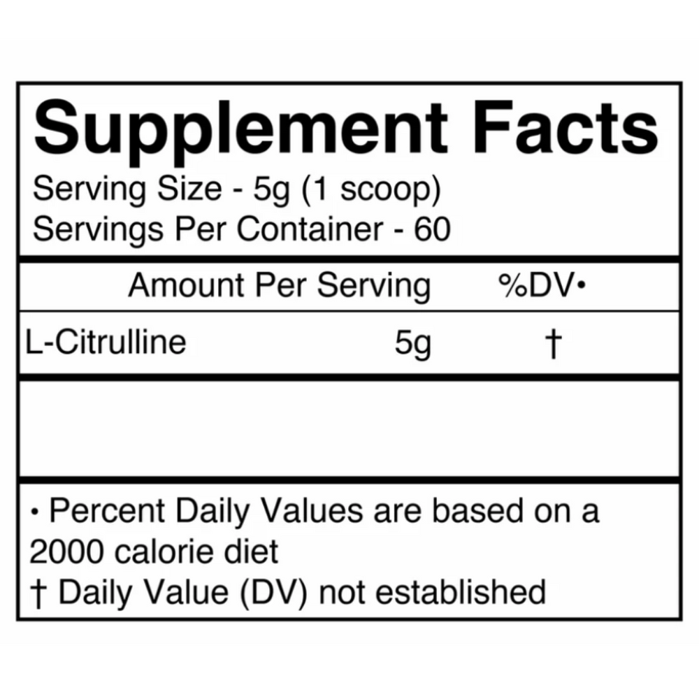 Supplement Facts Panel