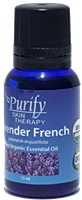 Lavender French, 100% Pure Premium Grade, Certified Organic Essential Oil, 15 ml