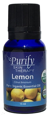 Lemon, 100% Pure Premium Grade, Certified Organic Essential Oil, 15 ml