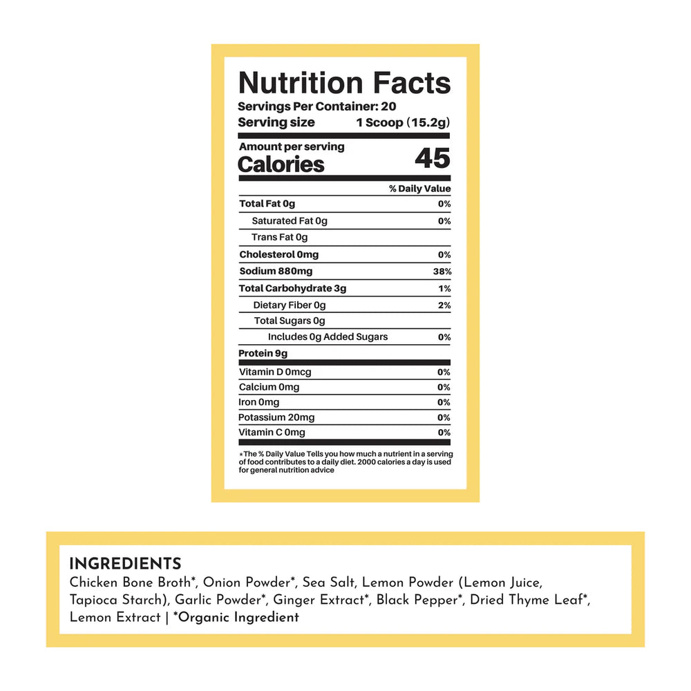 Supplement Facts Panel