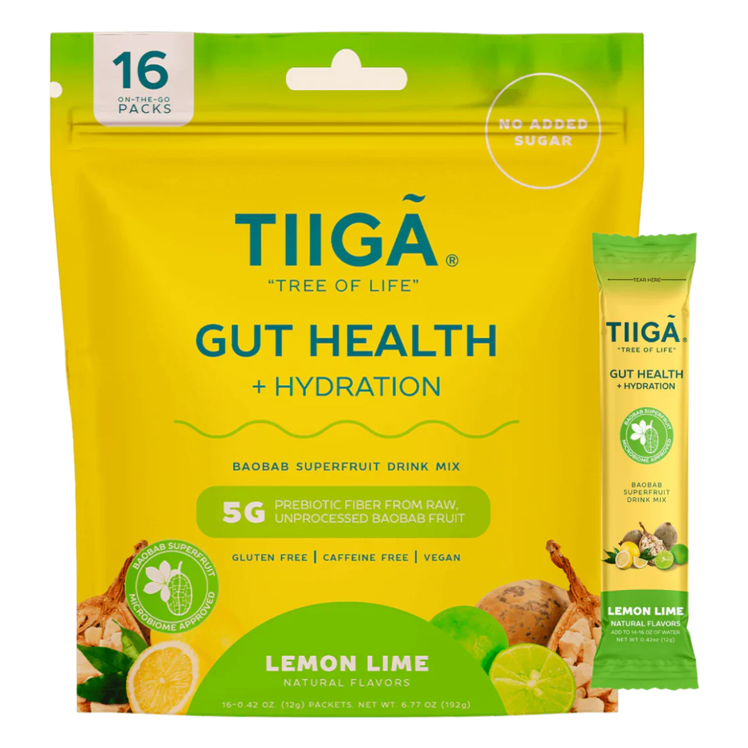 Gut Health + Hydration — 16‑Stick‑Pack Bag (Various Flavors, Powder Drink Mix)