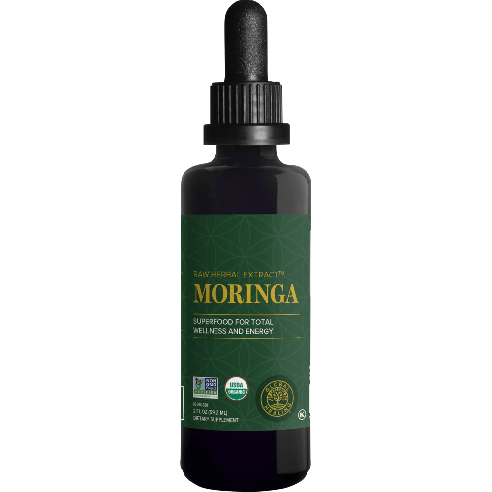 Global Healing Raw Herbal Extract™ Moringa, 2 fl oz