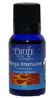 Mega Immune, Blend of 100% Pure Premium Grade, Certified Organic Essential Oils, 15 ml