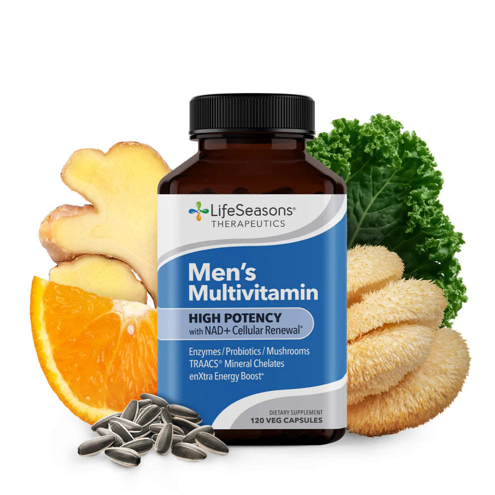 LifeSeasons Men’s Multivitamin High Potency – 120 Capsules