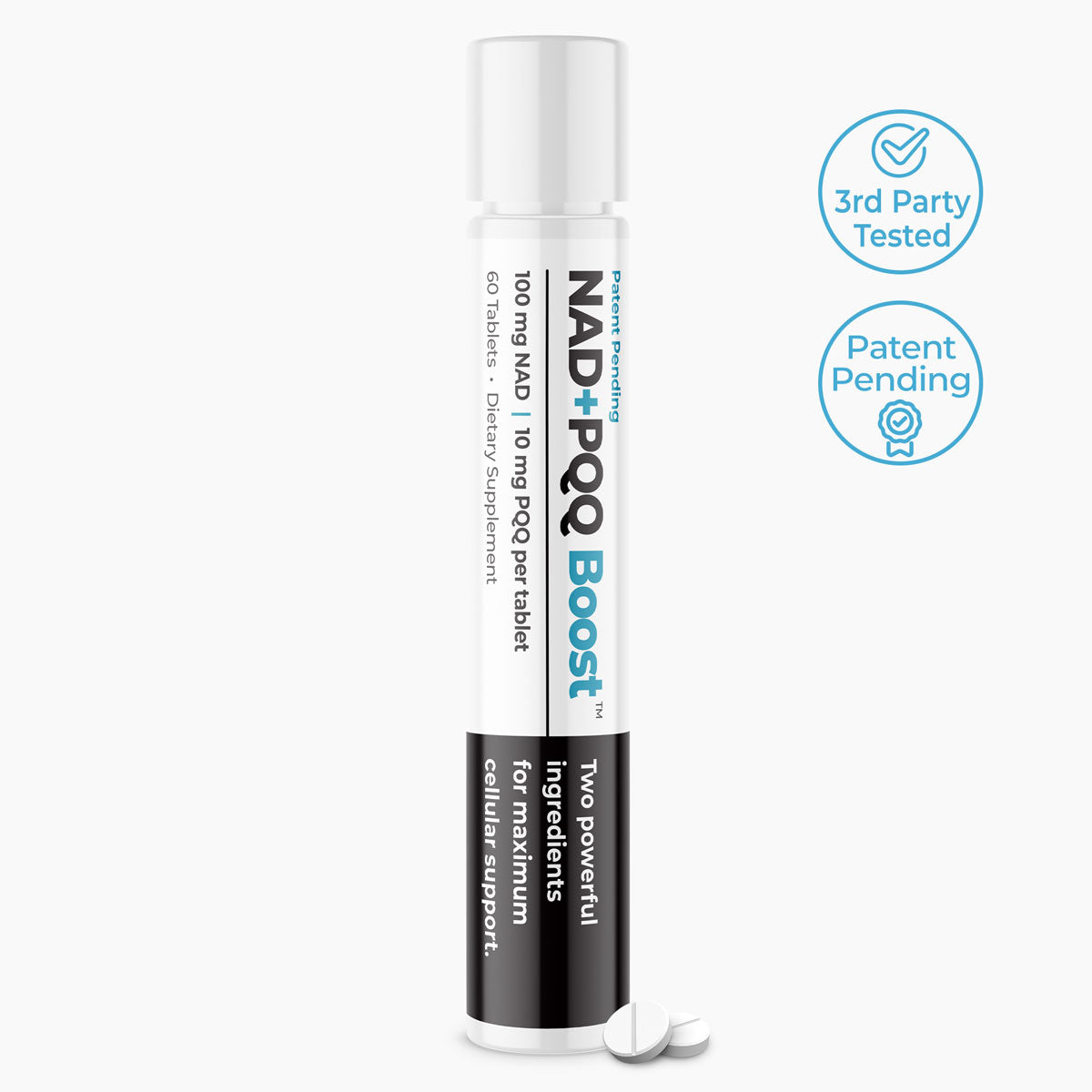 Best365Labs NAD+PQQ Boost 100mg/10mg (60 Tablets)