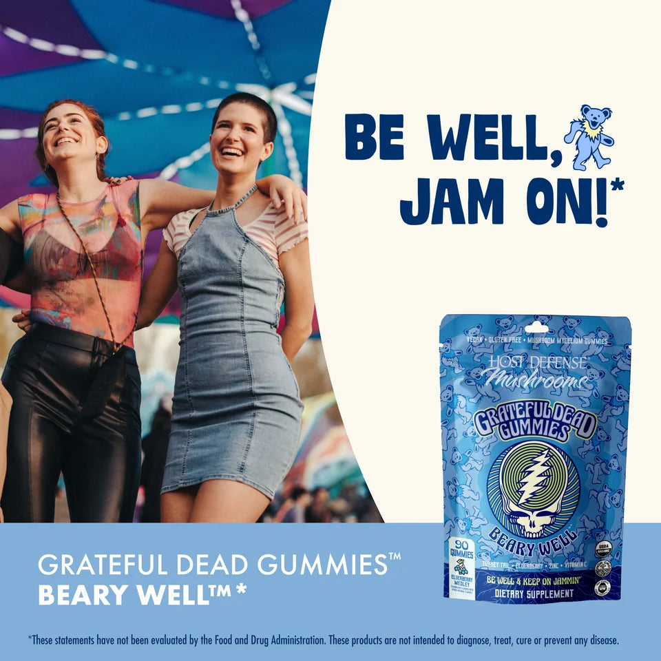 Host Defense Grateful Dead Beary Well Immune Gummies