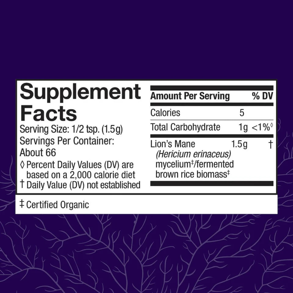 Supplement Facts Panel