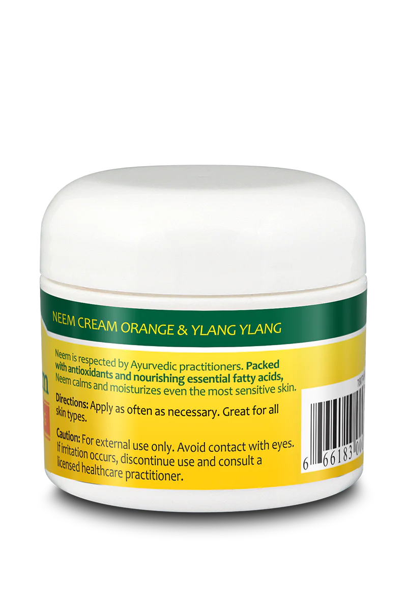 TheraNeem Neem Cream – Orange & Ylang Ylang – 2 fl oz (60 mL)