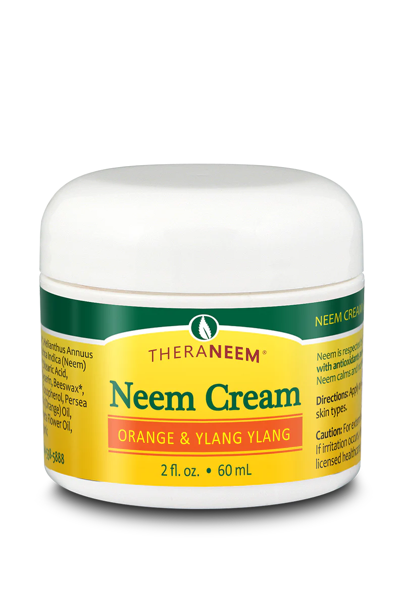 TheraNeem Neem Cream – Orange & Ylang Ylang – 2 fl oz (60 mL)