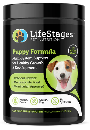 Lifestages Pet Nutrition Puppy Formula – Whole Food Nutrient Blend for ...