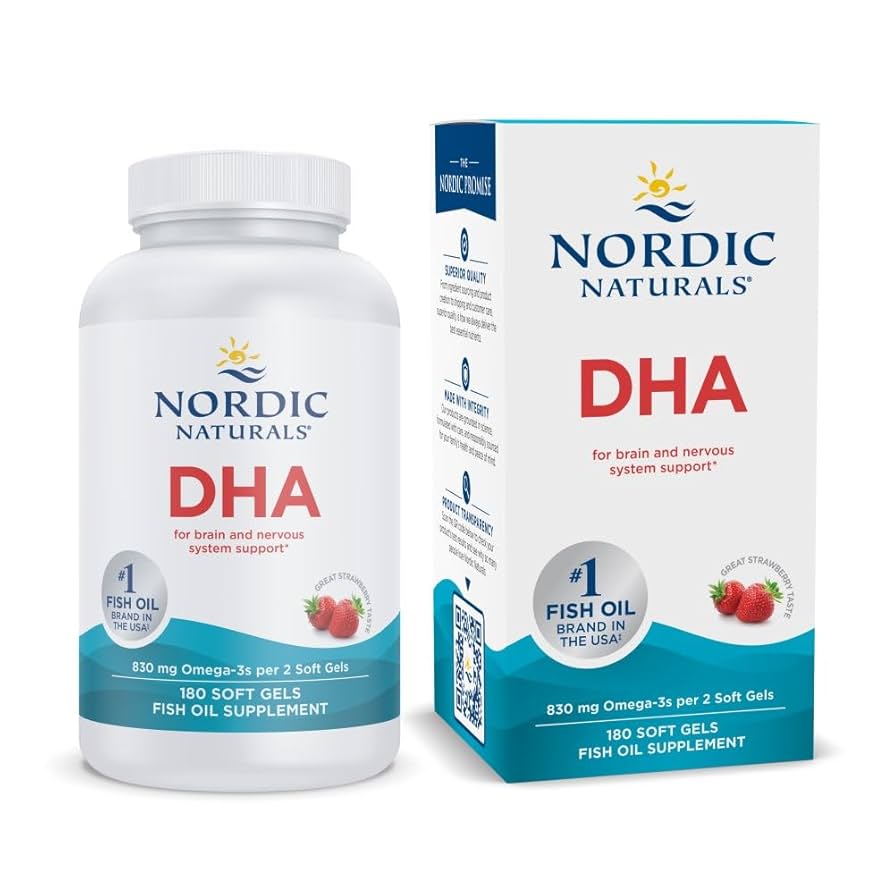 Nordic Naturals DHA – Strawberry‑Flavored