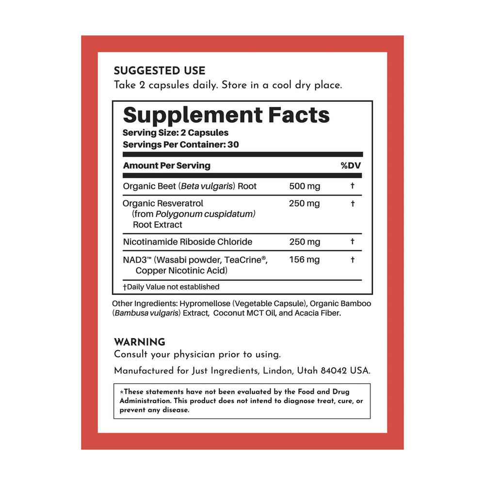 Supplement Facts Panel