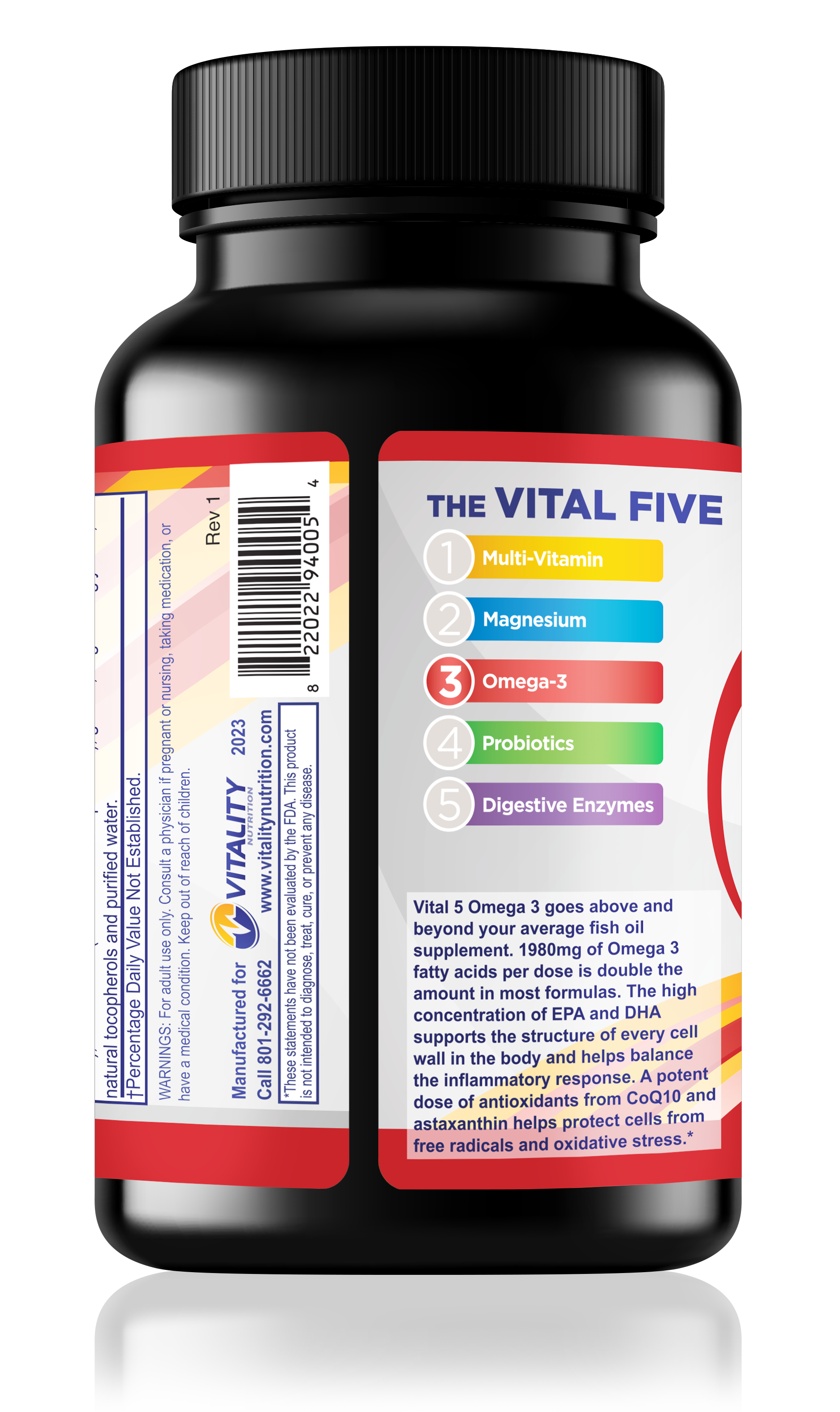 Vital 5 Omega 3 + Antioxidants