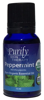 Peppermint, 100% Pure Premium Grade, Certified Organic Essential Oil, 15 ml