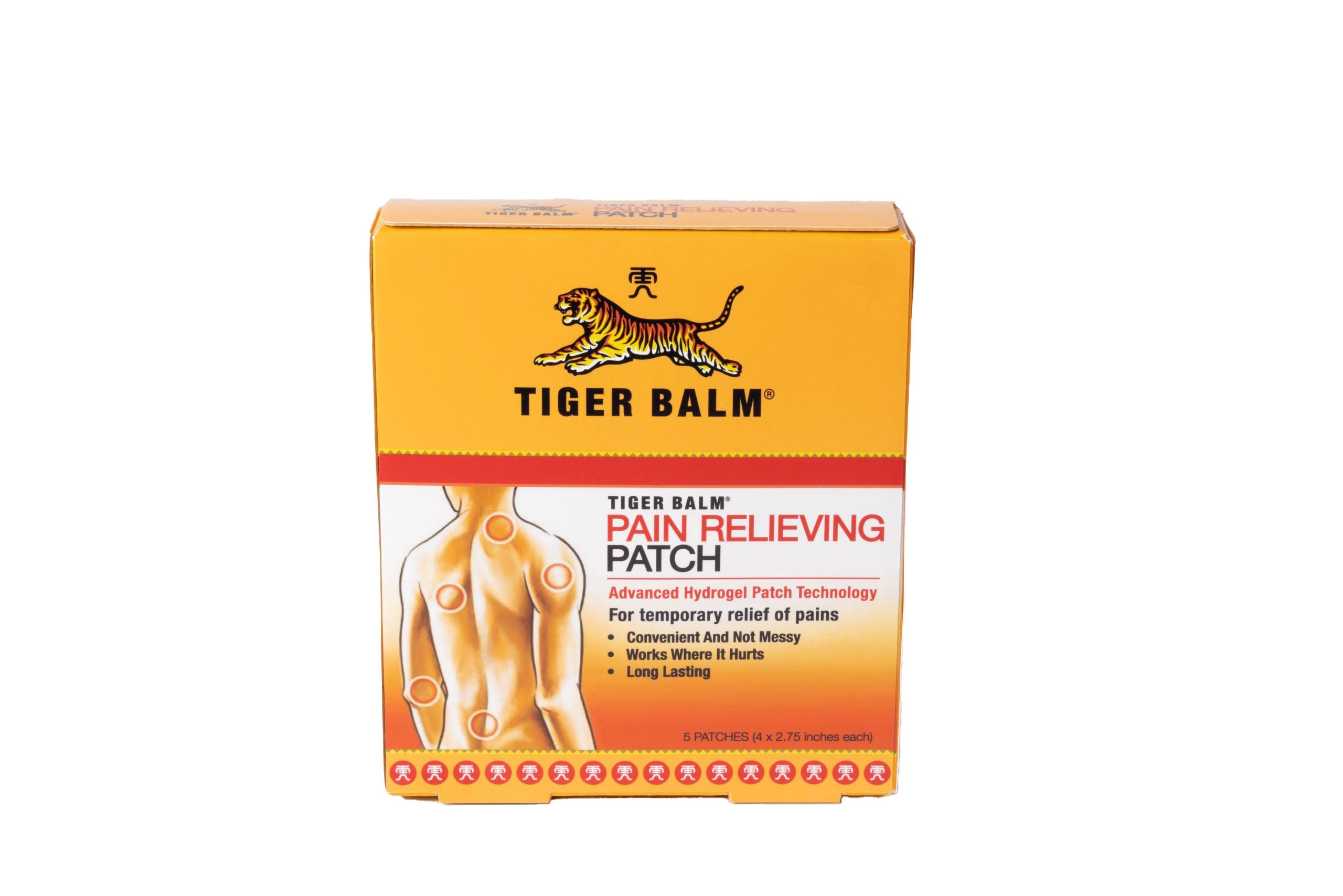 Tiger Balm Pain Relieving Patch (5 Patches)