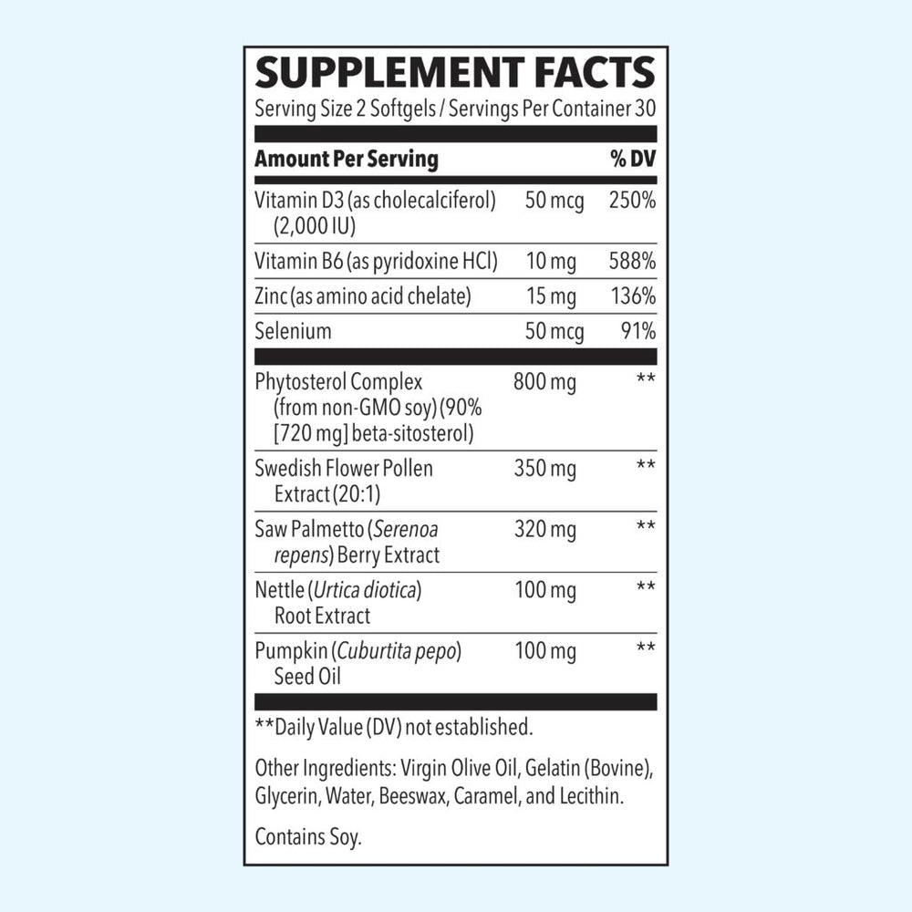 Supplement Facts Panel