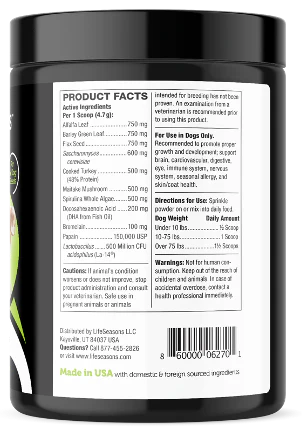 Supplement Facts Panel