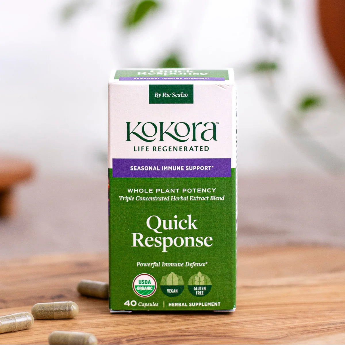 Kokora Quick Response™ Seasonal Immune Support (40 Capsules)