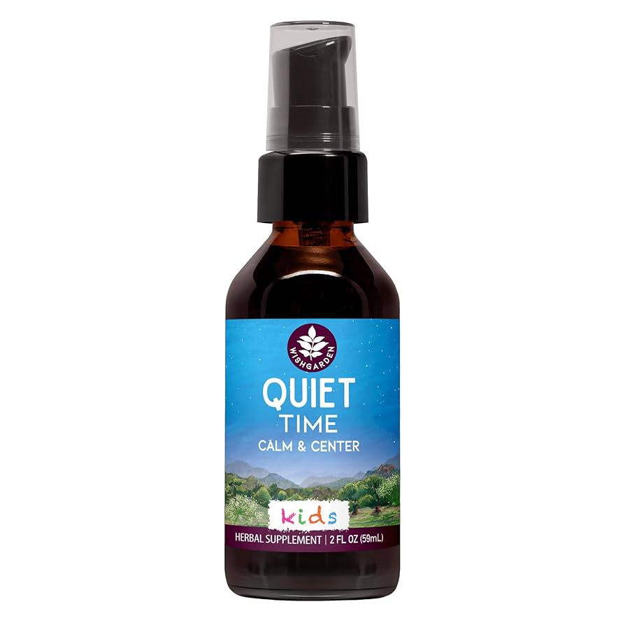 Quiet Time Calm & Center for Kids – 2 fl oz (59 mL), Pump‑top Bottle