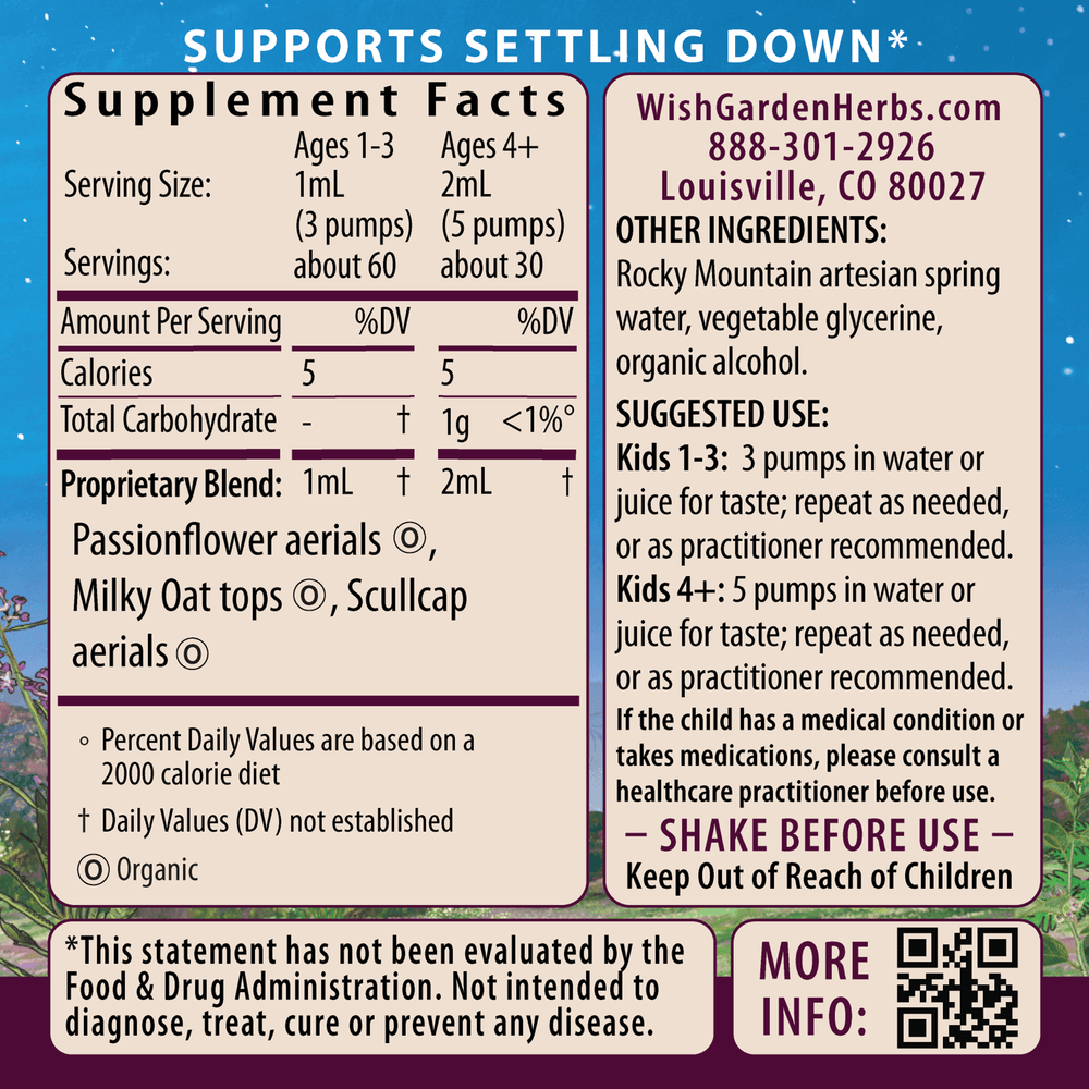 Supplement Facts Panel