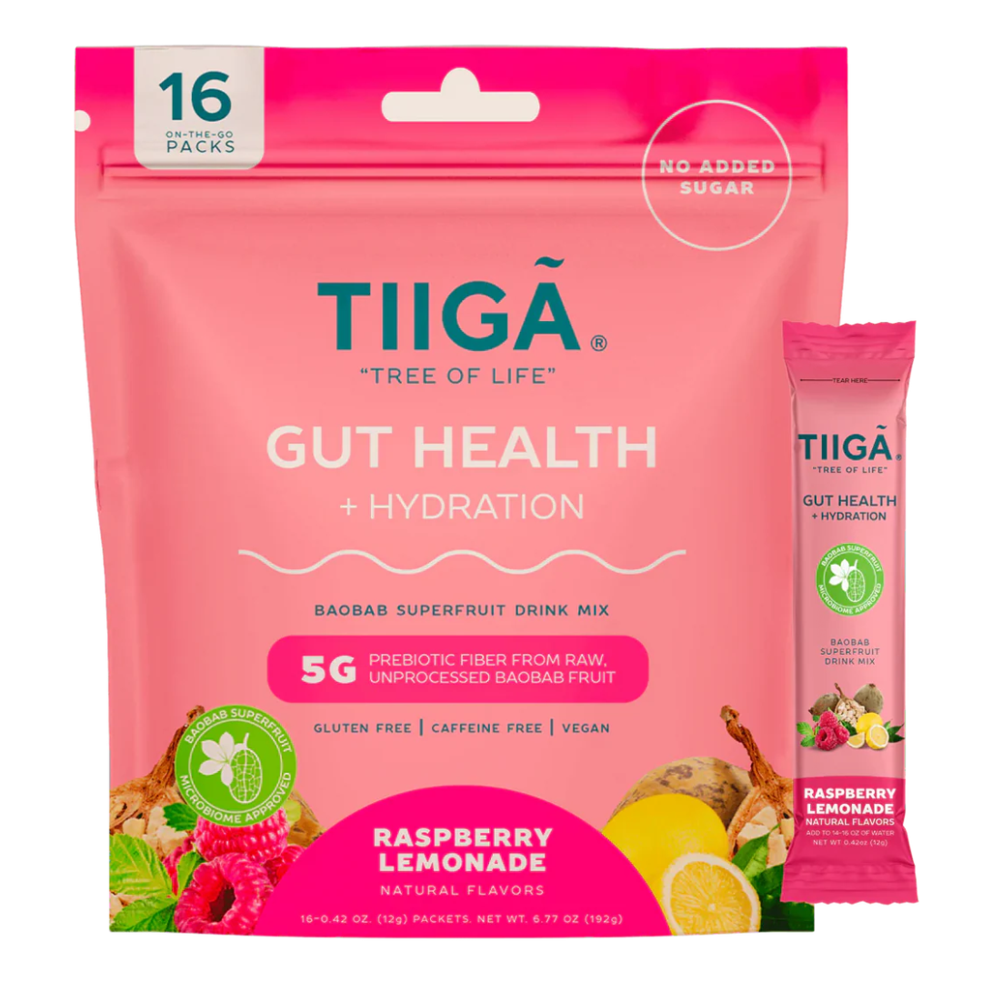 Gut Health + Hydration — 16‑Stick‑Pack Bag (Various Flavors, Powder Drink Mix)