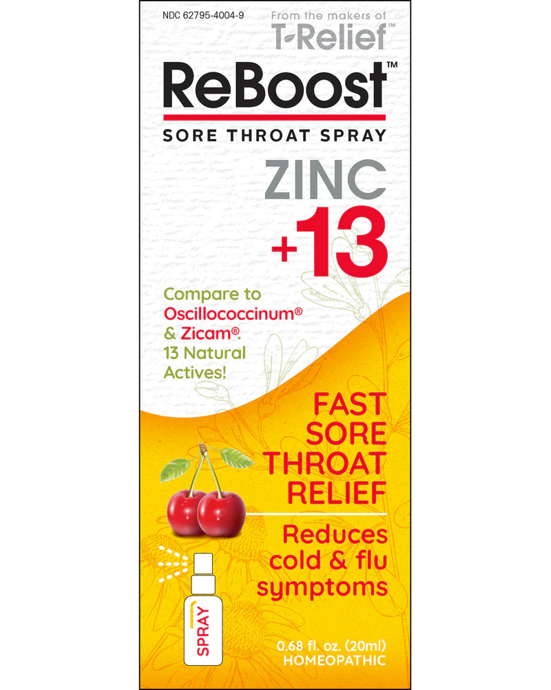 ReBoost Zinc +13 Sore Throat Spray