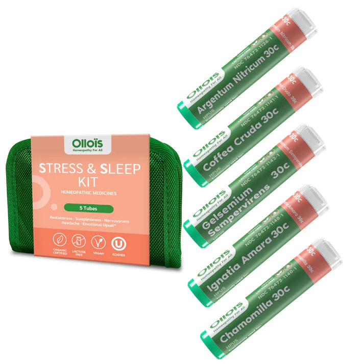 Stress & Sleep Kit - 5 Homeopathic Single Remedies