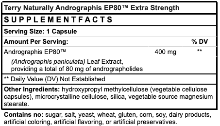 Andrographis EP80™ Extra Strength