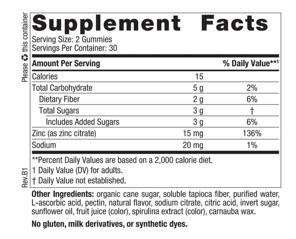 Supplement Facts Panel