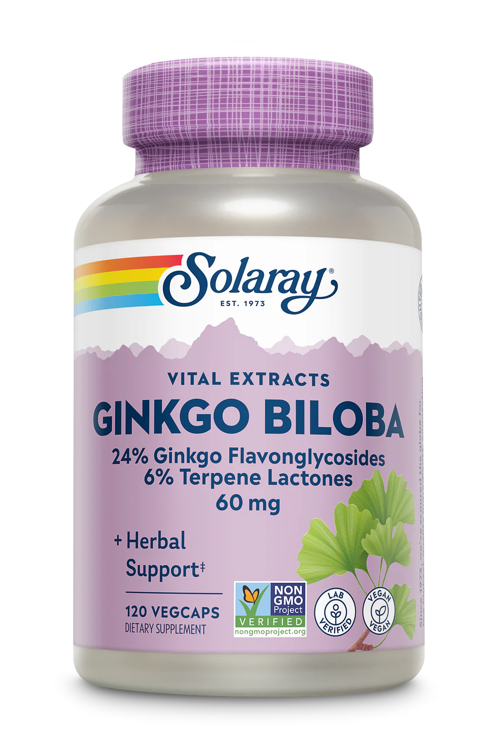 Solaray® Vital Extracts Ginkgo Biloba 60 mg