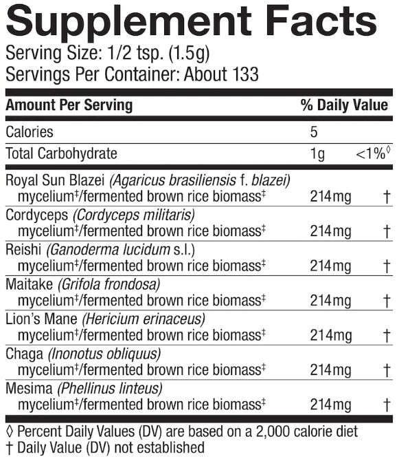 Stamets 7® Mushroom Blend Powder