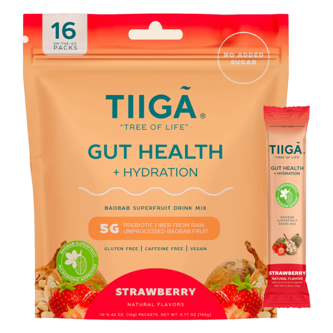 Gut Health + Hydration — 16‑Stick‑Pack Bag (Various Flavors, Powder Drink Mix)