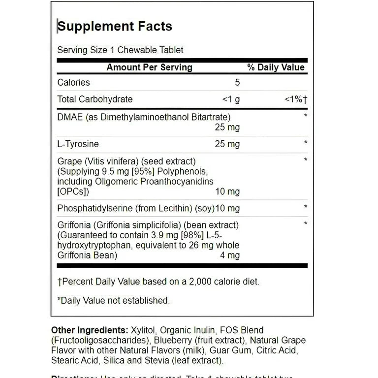 Supplement Facts Panel