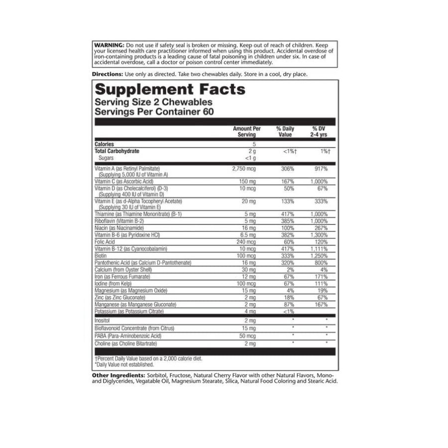 Supplement Facts Panel