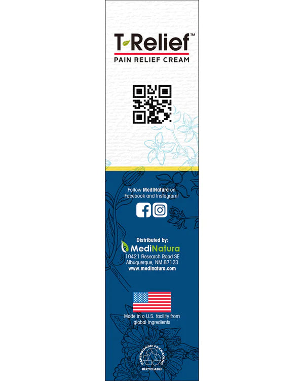 T-Relief™ Lidocaine HCL 4% Maximum Strength Pain Relief Cream – 3 oz (85 g