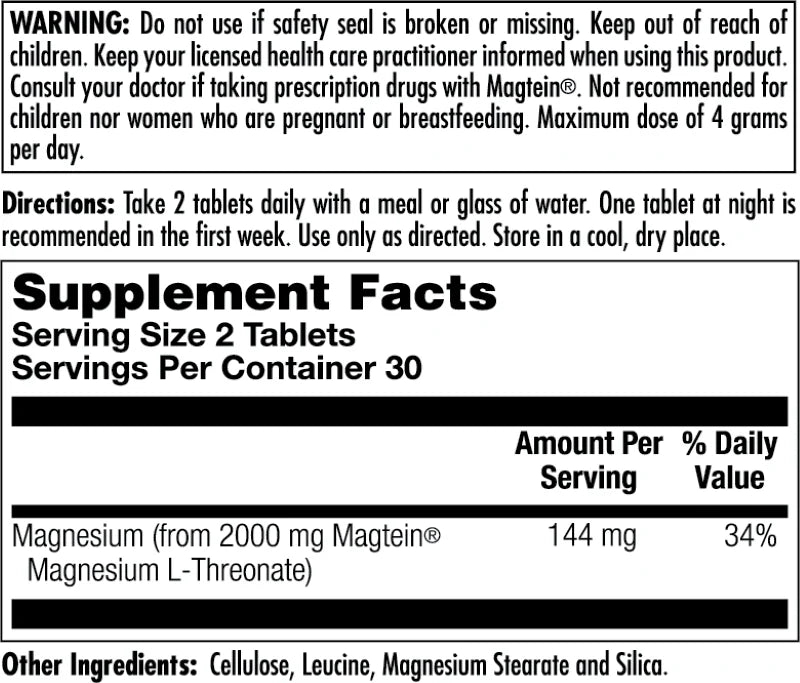 Supplement Facts Panel