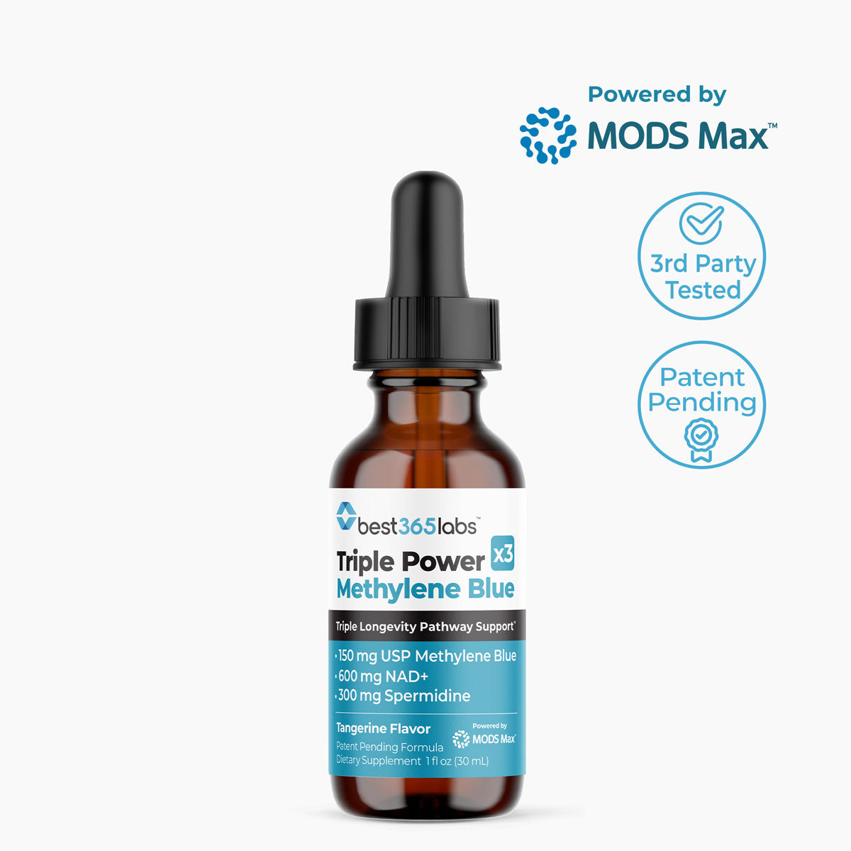 Best365 Labs Triple Power Methylene Blue – Liquid Drops