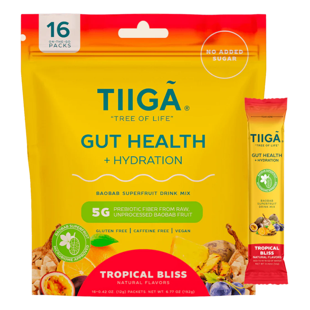 Gut Health + Hydration — 16‑Stick‑Pack Bag (Various Flavors, Powder Drink Mix)