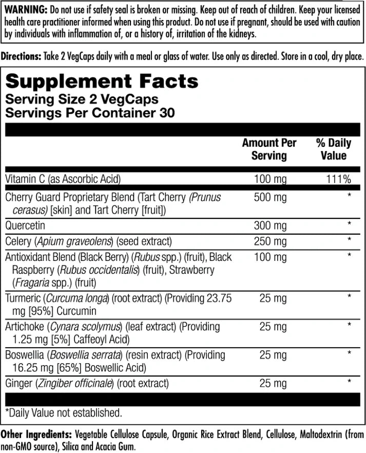 Supplement Facts Panel