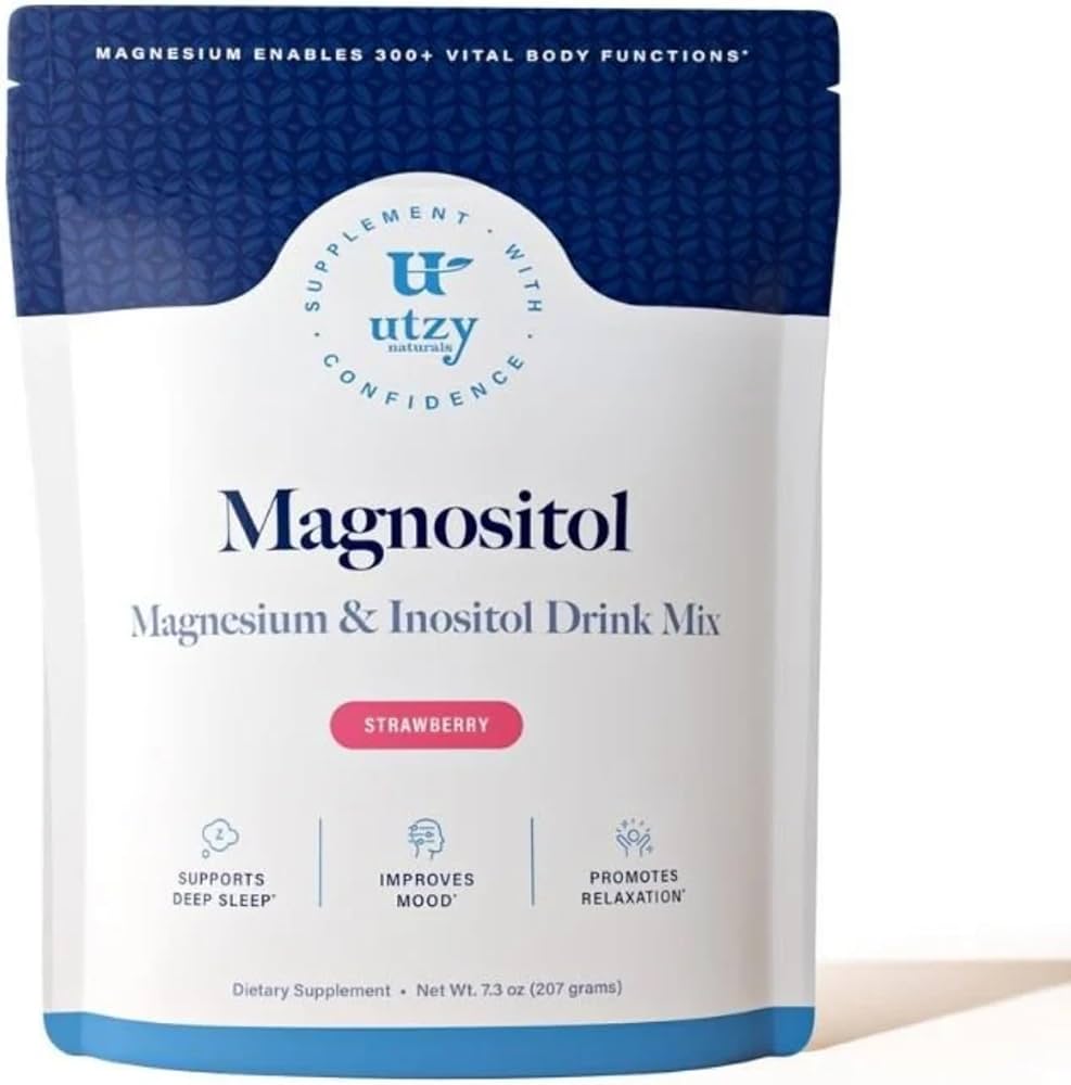 Utzy Magnositol Drink Mix Strawberry