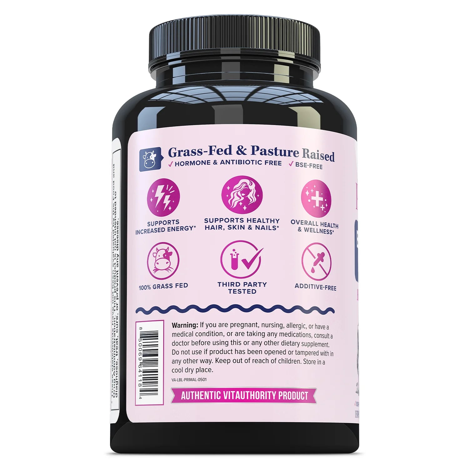 Primal Glow™ Beef Organ Nutrients – 180 Capsules